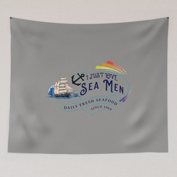 Item preview, I Just Love Sea Men Sailing Ship Pride T-75 designed and sold by MariasTzanev.