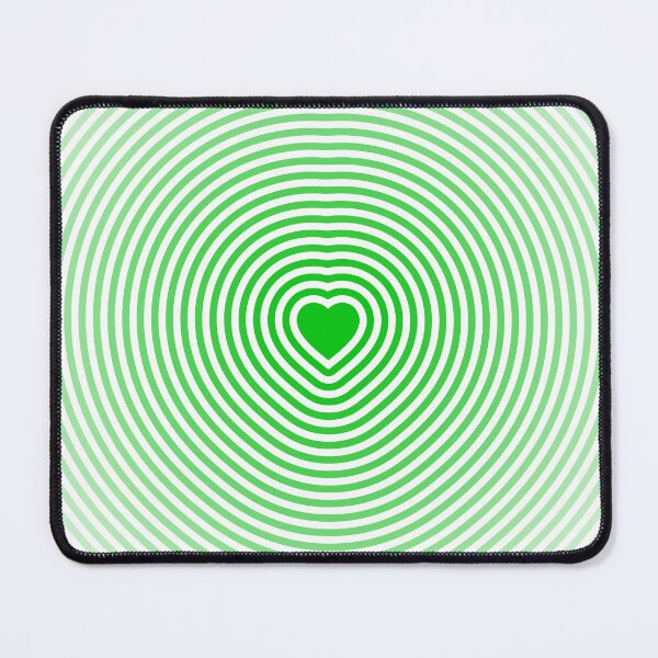 Item preview, Heart & Ripples (Green on White) designed and sold by JMParadis.