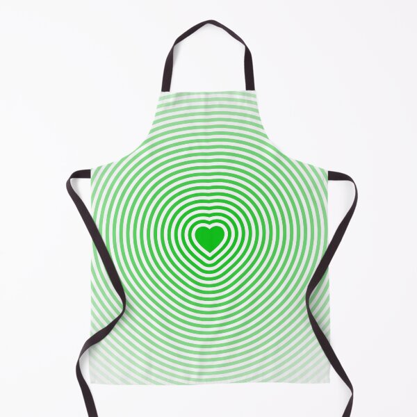 Item preview, Heart & Ripples (Green on White) designed and sold by JMParadis.