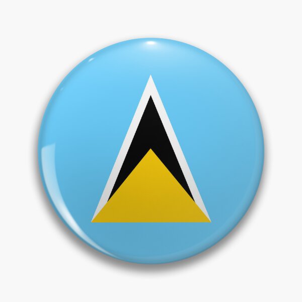 Item preview, Saint Lucia Circle Flag LC designed and sold by shitpostee.