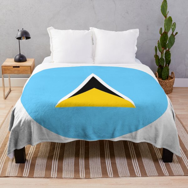Item preview, Saint Lucia Circle Flag LC designed and sold by shitpostee.
