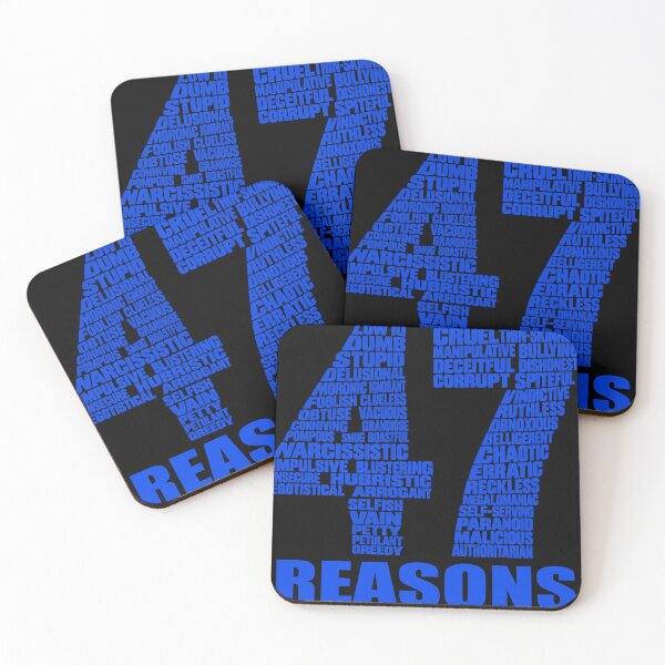 Item preview, 47 Reasons stupid Square emblem designed and sold by CoolCrazyQuirky.