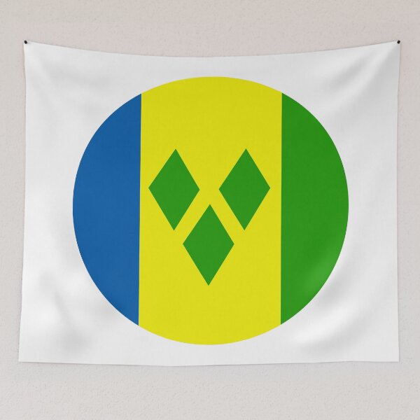 Item preview, Saint Vincent And The Grenadines Circle Flag VC designed and sold by shitpostee.