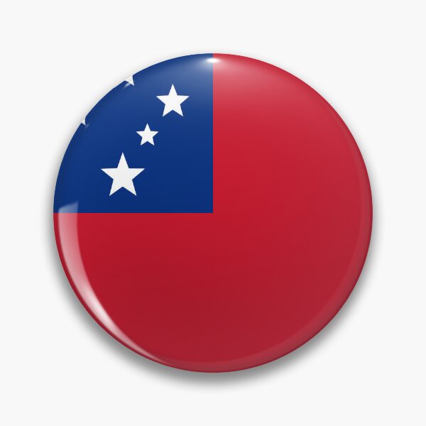 Artikelvorschau, Samoa Circle Flag WS entworfen und verkauft von shitpostee.