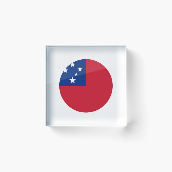 Item preview, Samoa Circle Flag WS designed and sold by shitpostee.