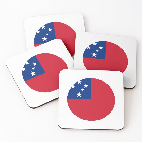 Item preview, Bandera circular de Samoa WS designed and sold by shitpostee.
