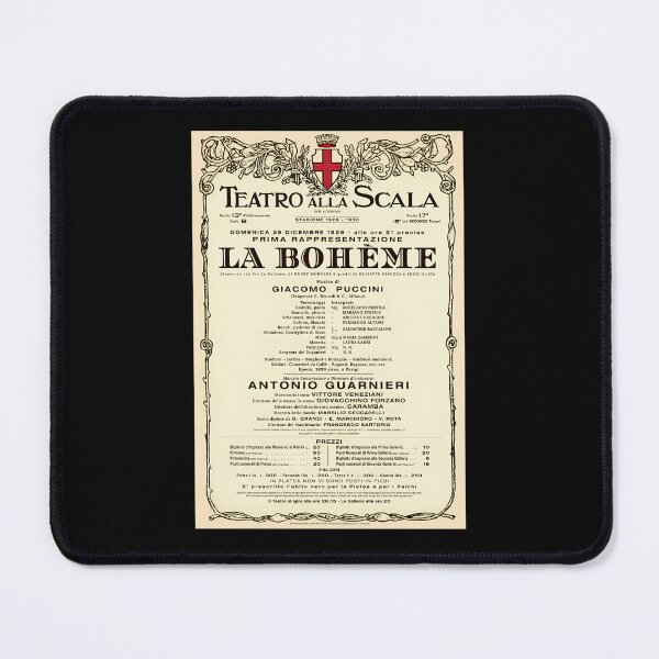Item preview, Vintage-Style-La-Scala-La-Bohme-Opera-Poster designed and sold by heickaylo.