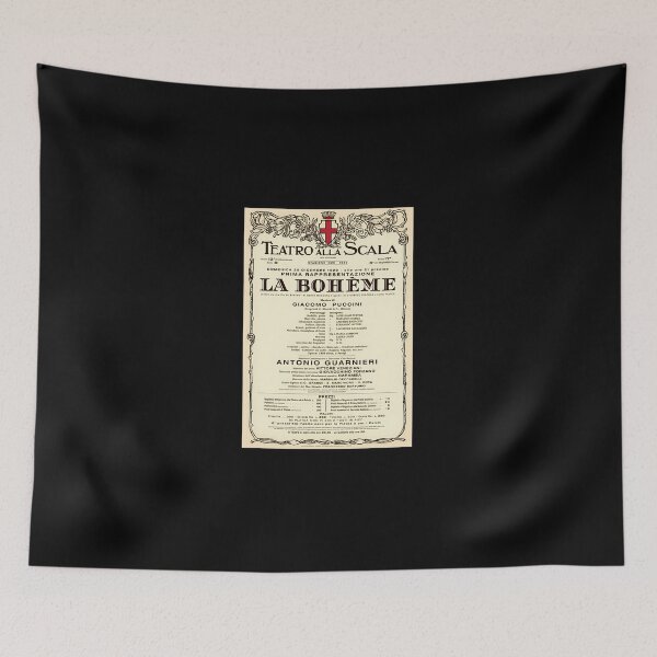Item preview, Vintage-Style-La-Scala-La-Bohme-Opera-Poster designed and sold by heickaylo.