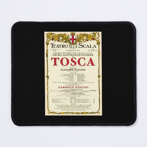 Item preview, Vintage-Style-La-Scala-Tosca-Opera-Poster designed and sold by slavinmier.