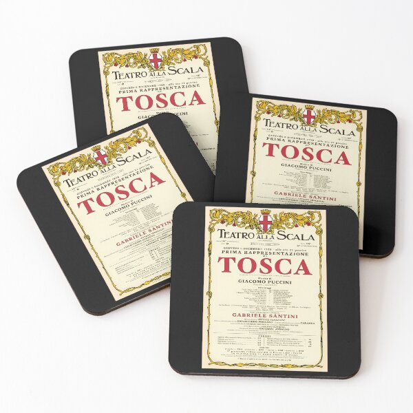 Item preview, Póster-de-ópera-de-estilo-vintage-de-La-Scala-Tosca designed and sold by slavinmier.