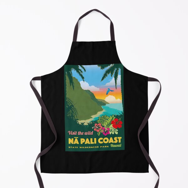 Item preview, Vintage-Style-Napali-Coast-Travel-Poster designed and sold by husonhinsonq.