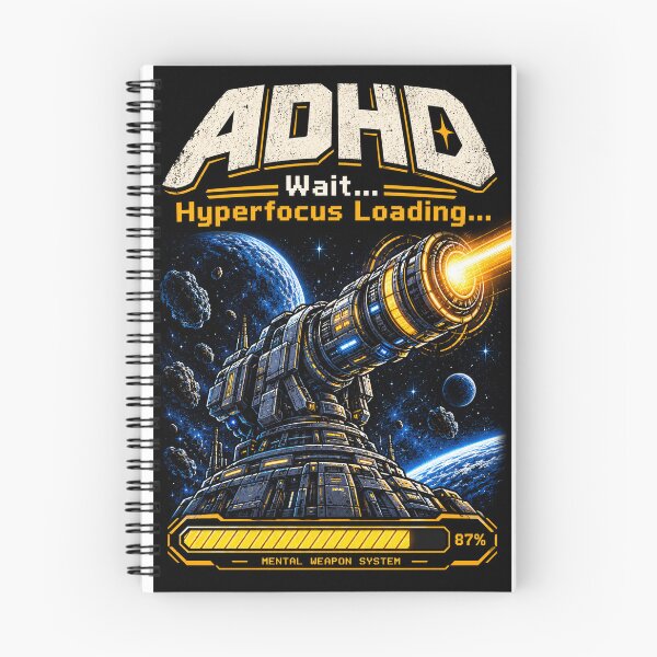 Item preview, ADHD - Hyperfocus Loading designed and sold by droidalex.