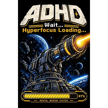 Artwork thumbnail, ADHD - Hyperfocus Loading by droidalex