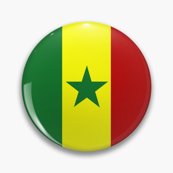 Artikelvorschau, Senegal Circle Flag SN entworfen und verkauft von shitpostee.