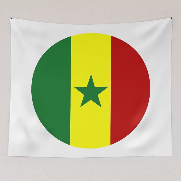 Item preview, Senegal Circle Flag SN designed and sold by shitpostee.