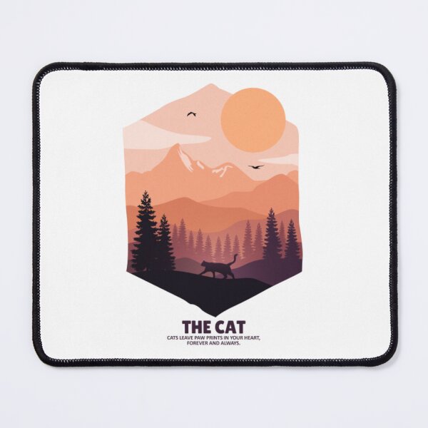 Item preview, The Cat Mountain Sunset Wilderness Badge designed and sold by JohanKastner48.