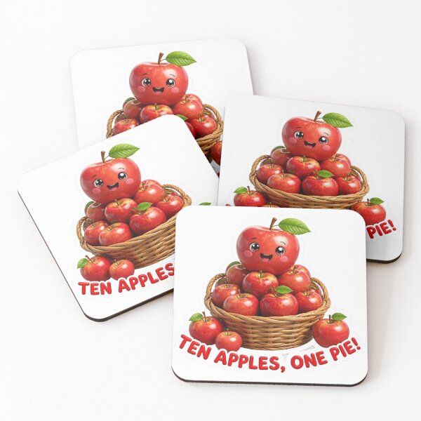 Item preview, Ten Apples One Pie – Cute Counting Apples Nursery Rhyme designed and sold by LearnFunStore.
