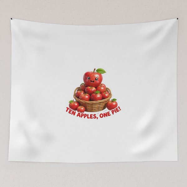 Item preview, Ten Apples One Pie – Cute Counting Apples Nursery Rhyme designed and sold by LearnFunStore.