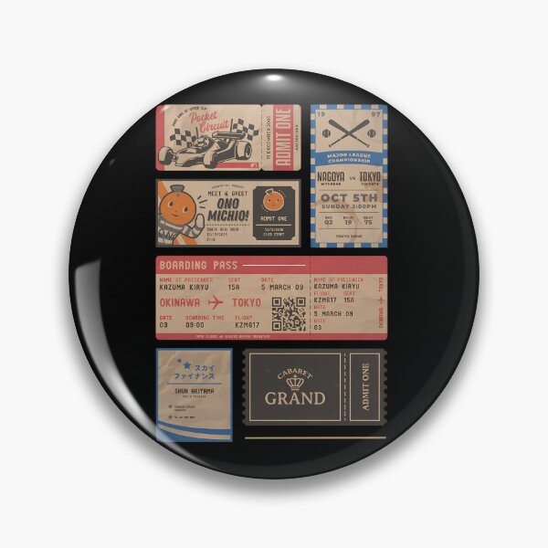 Item preview, Vintage-Tickets-(Yakuza--Ryu-Ga-Gotoku) designed and sold by salaya.