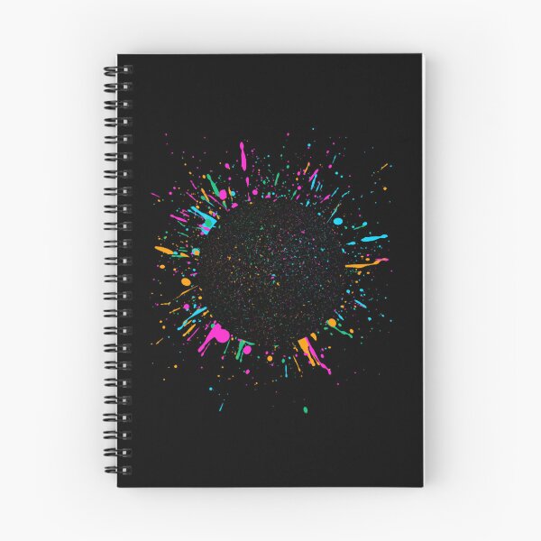 Item preview, Vibrant Rainbow Color Paint Splatter Circle designed and sold by JohanKastner48.