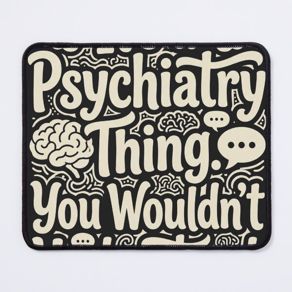 Item preview, It's a Psychiatry Thing You Wouldn't Understand – Psychiatry Humor designed and sold by Mirgonhood.