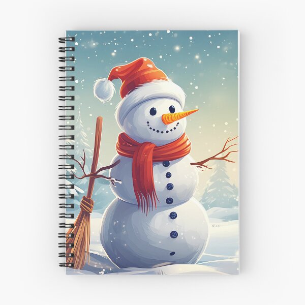 Item preview, Un alegre muñeco de nieve se alza en un paisaje nevado. designed and sold by homydesign.