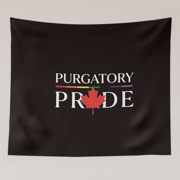 Item preview, Purgatory Pride Canadian Flag Maple Leaf designed and sold by CuteartBySakura.