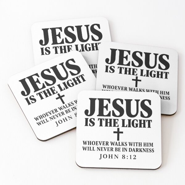Item preview, jesus is the light whoever walks with him will never be in darkness designed and sold by OCD_JESSICA.
