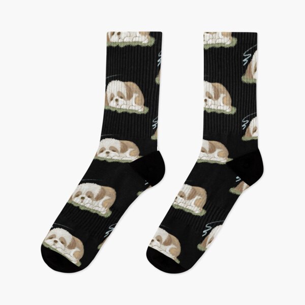Item preview, A Sleeping Shih Tzu designed and sold by Toru Sanogawa.