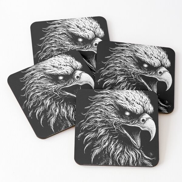 Item preview, Dark Art Eagle Bird Head Face designed and sold by MORSPECTIVE.