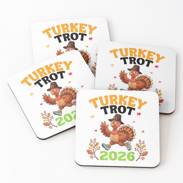 Item preview, Turkey Trot 2026 Funny Running Pilgrim Hat Thanksgiving Fall T-Shirt designed and sold by Fester's Designs.