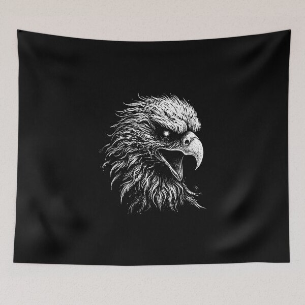 Item preview, Dark Art Eagle Bird Head Face designed and sold by MORSPECTIVE.
