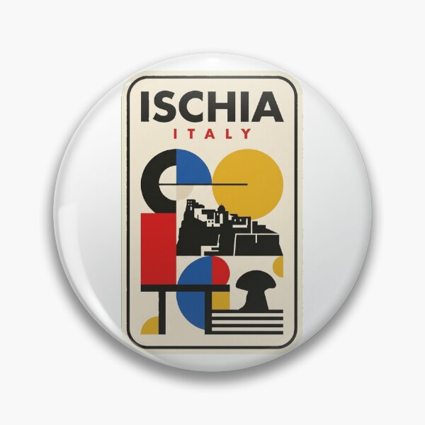 Item preview, Retro Ischia Bauhaus Geometric Skyline designed and sold by k3rstman1.