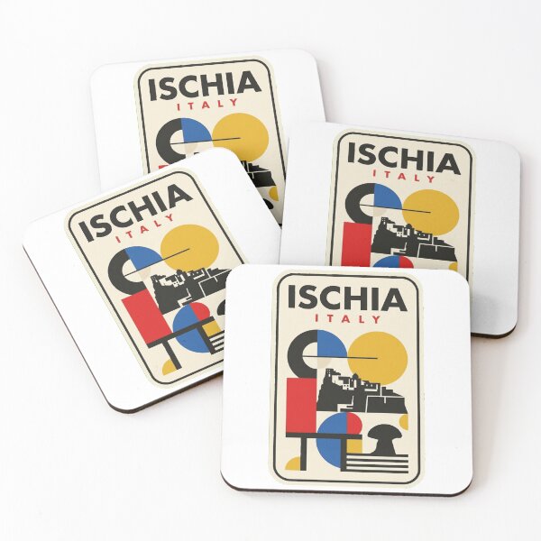 Item preview, Retro Ischia Bauhaus Geometric Skyline designed and sold by k3rstman1.