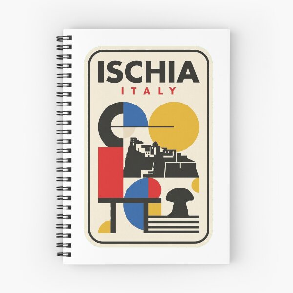 Item preview, Retro Ischia Bauhaus Geometric Skyline designed and sold by k3rstman1.