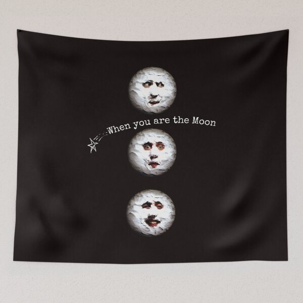 Item preview, When You Are The Moon Surreal Faces  designed and sold by BeautyDesignNo1.