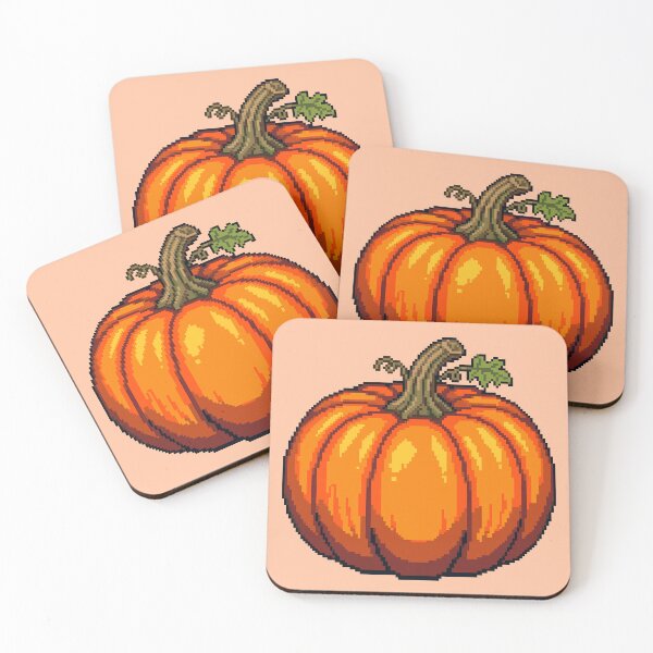 Item preview, Orange Pumpkin — Cute Fall Pixel Art designed and sold by PixelBrujeria.