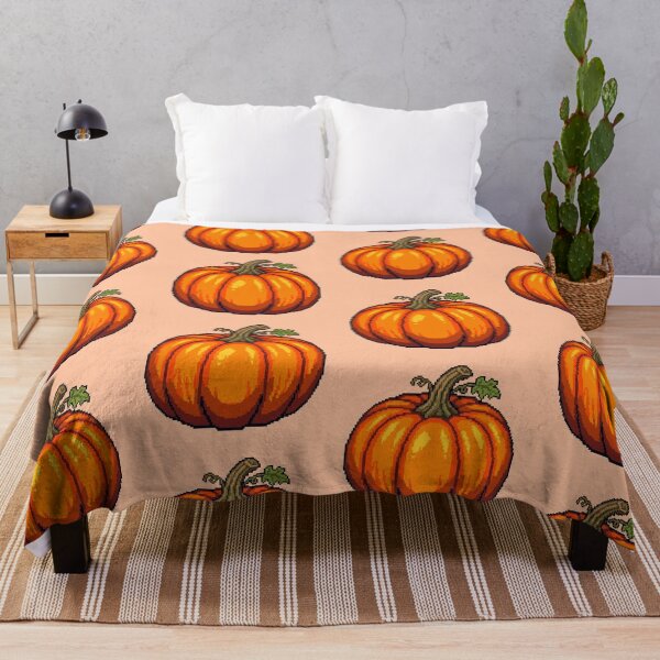 Item preview, Orange Pumpkin — Cute Fall Pixel Art designed and sold by PixelBrujeria.