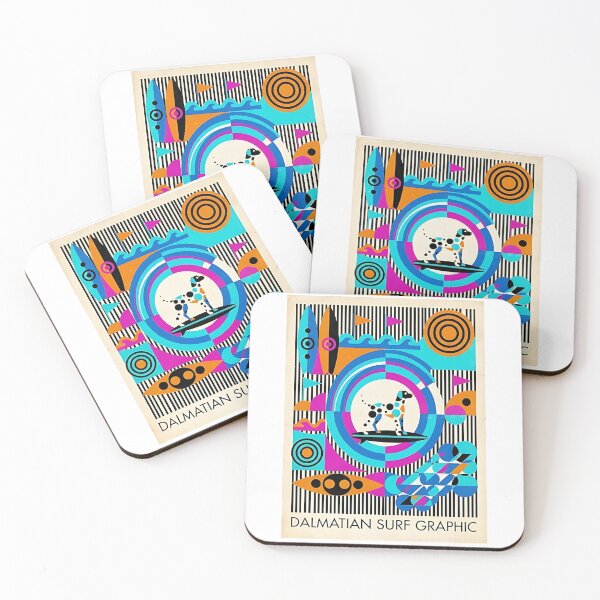 Item preview, Dalmatian Surfer designed and sold by PictoVibe.