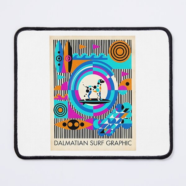 Item preview, Dalmatian Surfer designed and sold by PictoVibe.