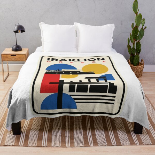 Item preview, Retro Iraklion Bauhaus Geometric Skyline designed and sold by k3rstman1.