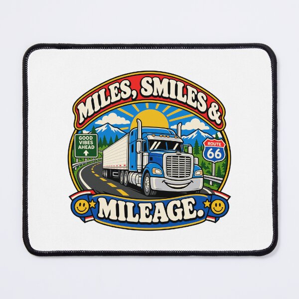 Item preview, Miles Smiles Mileage Trucker designed and sold by RAS-77.