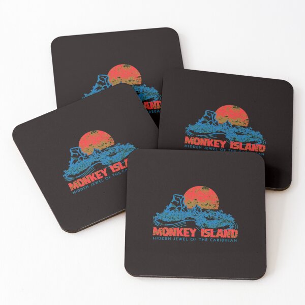 Item preview, Monkey Island Island Sunset Retro  designed and sold by BeautyDesignNo1.