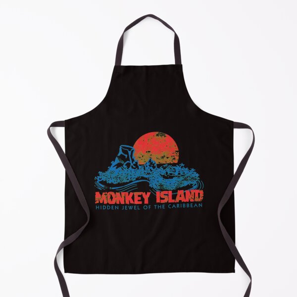 Item preview, Monkey Island Island Sunset Retro designed and sold by BeautyDesignNo1.