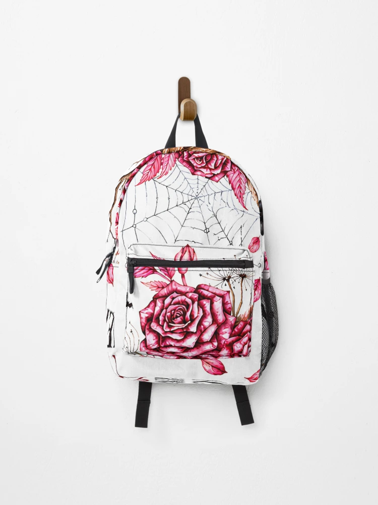 Thumbnail 1 of 3, Backpack, Roses Halloween background designed and sold by Creative Visualize.