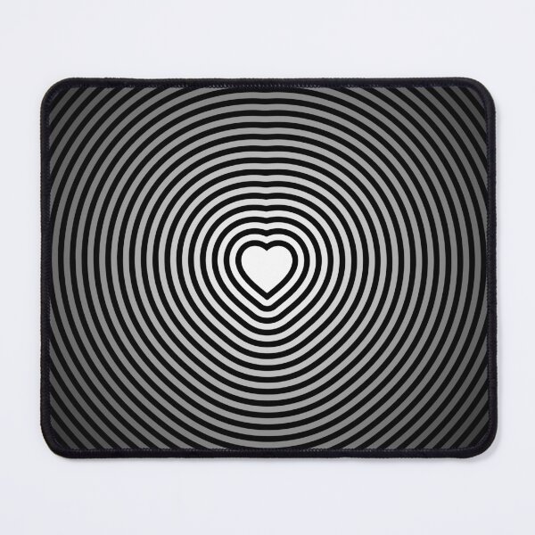 Item preview, Heart & Ripples (White on Black) designed and sold by JMParadis.