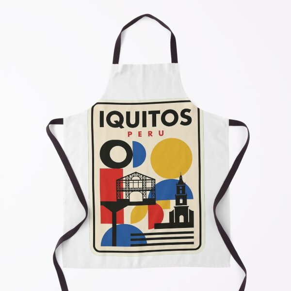 Item preview, Retro Iquitos Bauhaus Geometric Skyline designed and sold by k3rstman1.