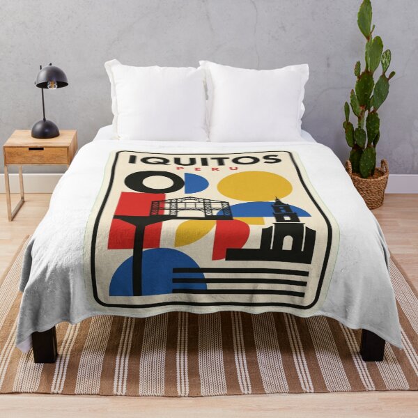 Item preview, Retro Iquitos Bauhaus Geometric Skyline designed and sold by k3rstman1.