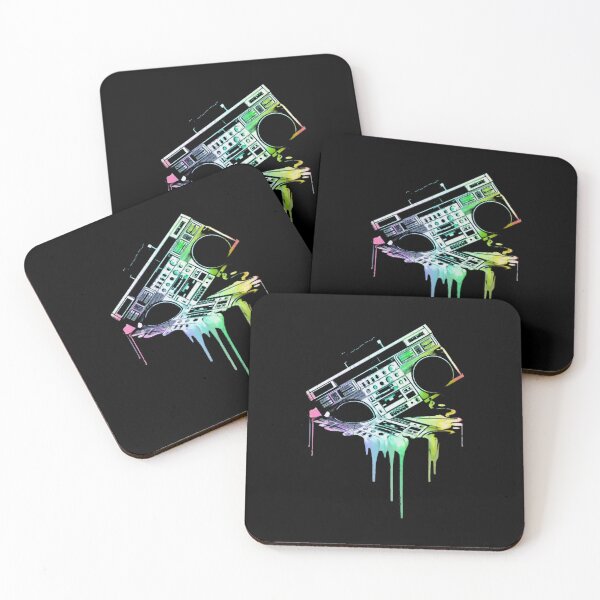 Item preview, Retro Boombox Watercolor Melting Paint Drip designed and sold by JohanKastner48.