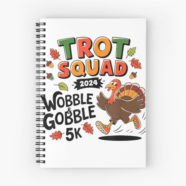 Item preview, Turkey Trot Squad 2024 Wobble & Gobble 5K Race Men Women T-Shirt designed and sold by gidget-gadget.